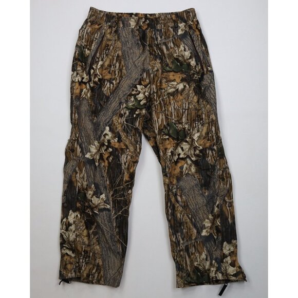Vintage Cabelas Mens XL Lined Chamois Cloth Camouflage Wide Leg Pants Hunting